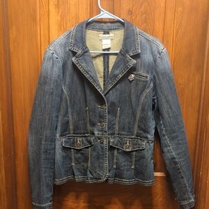 Vintage Lena Jeans Women's Denim Jacket Size Lg‎